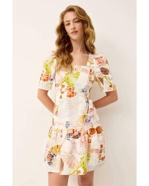 Marie Oliver Temma Mini Dress - Natural