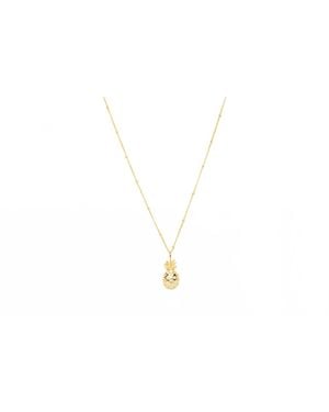 Stila By The Sea Pavé Pineapple Necklace - Black