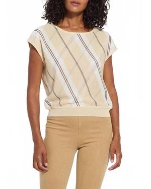 Lyssé Brielle Mesh Sweater - Natural