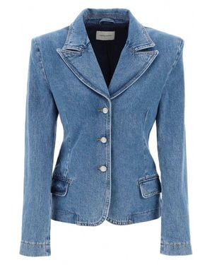 Magda Butrym Single-Breasted Jacket - Blue