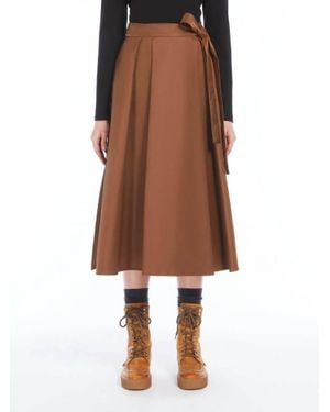 Weekend by Maxmara Tema Midi Skirt - Brown