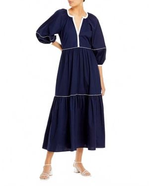 STAUD Demi Dress - Blue