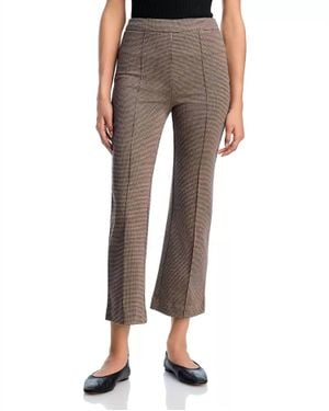 STAUD Knack Ankle Ponte Pants - Brown
