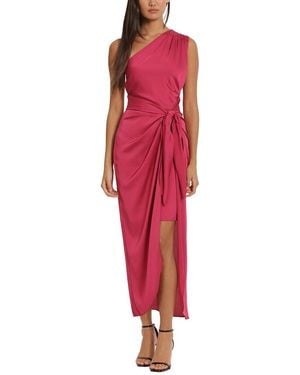 Donna Morgan Midi Dress - Red
