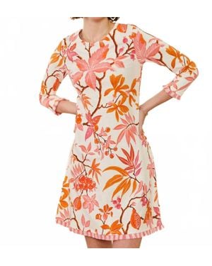 spartina 449 Island Fringe Dress - Orange