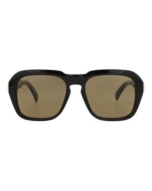 dunhill Square-Frame Acetate Sunglasses - Brown