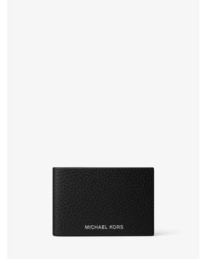 Michael Kors Cooper Pebbled Leather Wallet - White