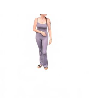 Love Poem Ryanne Scoop Neck Flare Leg Jumpsuit - White