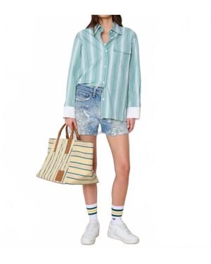 WE-AR4 Haze 70S-Inspired Shirt - Blue