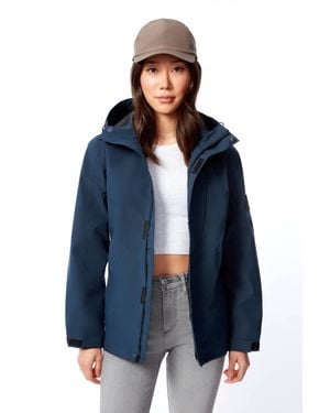 Alpine North Tahsis Waterproof Rain Jacket - Blue