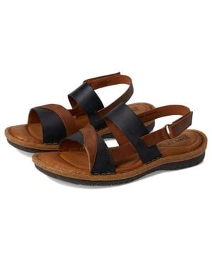 Børn Born Taye Br0071809 Sandals Syrup Leather Slingback Hawk2840 - Black