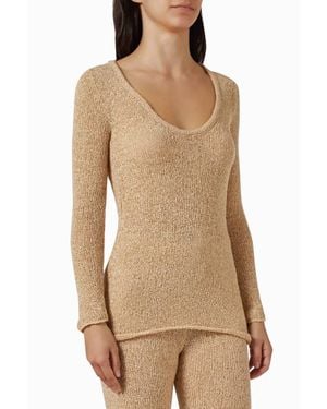 Haight Cecilia Knit Top - Natural