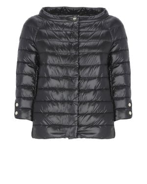 Herno Elsa Quilted Down Jacket - Gray