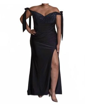 Athena The Nada Gown - Black