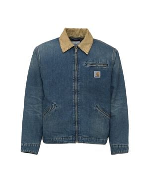 Carhartt Og Detroit Contrasting Collar Jacket - Blue