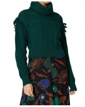 Cleobella Haven High-Neck Sweater - Green