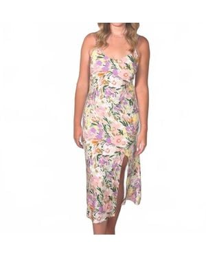 Sadie & Sage Flower Field Midi Dress - Multicolor