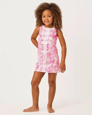 Lilly Pulitzer Girls Mini Wister Dress - Pink