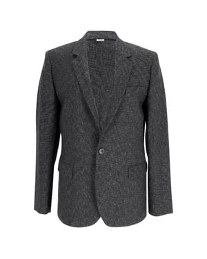 IRO Single-Breasted Tweed Blazer - Gray