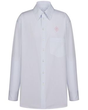 The Seafarer Kim Button-Up Cotton Shirt - White