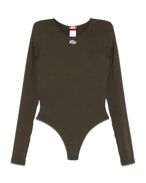 DIESEL Fitted Long-Sleeve Top - Green