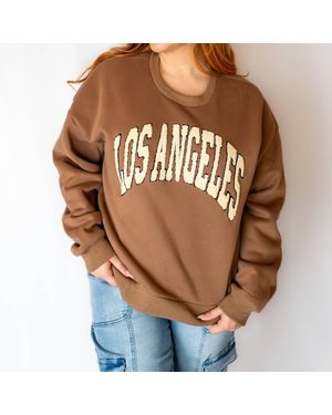 Miou Muse Los Angeles Sweatshirt - Brown