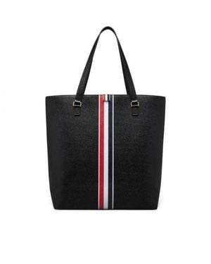 Thom Browne Vertical Tote Bag - Black