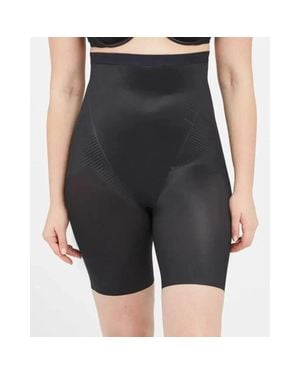 Spanx Thinstincts 2.0 Mid-Thigh Short High-Waisted Gbo3756 - Black