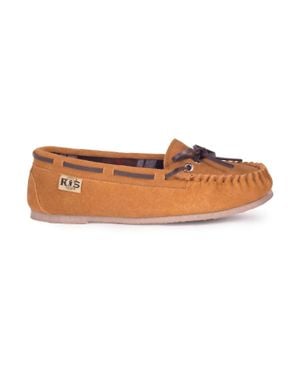 Cloud Nine Ladies Unlined Moccasin - Brown