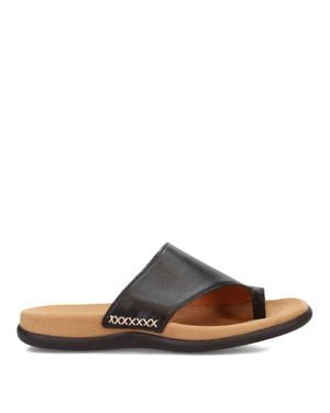 Haflinger Gabor Toe Loop Sandal - Brown
