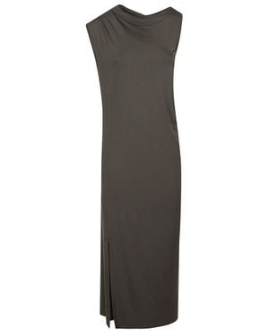 IRO Zahara Sleeveless Side Slit Dress - Gray