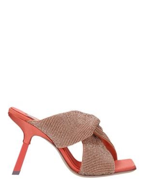 Sebastian Milano 'Paris' Mules - Brown