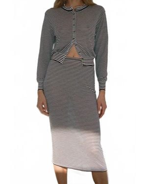 Ciao Lucia Faye Midi Skirt - Gray