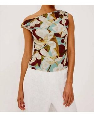 Rails Orelia Mesh Crop Top - White