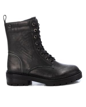 Xti Combat Booties By - Black