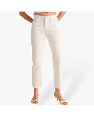 Just Black Denim Vintage Straight Jeans - Natural