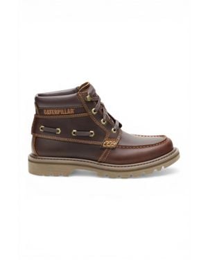 Caterpillar Cat (Caterpillar) Tan Leather Hiking Ankle Boots - Brown