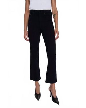 Pistola Lennon Hi Rise Crop Boot Jeans - Black