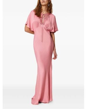Twinset Royale Satin Dress - Pink