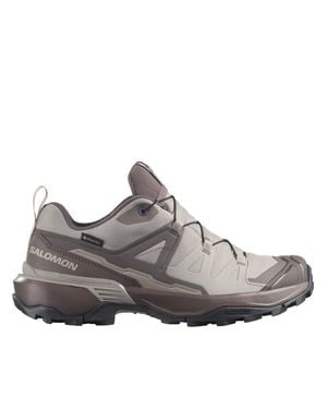 Salomon Low-Profile Trail Sneakers With Quick-Lace System And Textured Sole - Brown