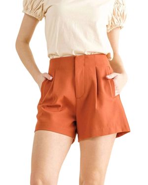 And The Why Loved By You Shorts - Orange