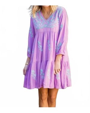 marie The Madeline Dress - Purple