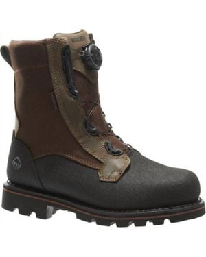 Wolverine Drilbit Boa Steel Toe Boots - Brown