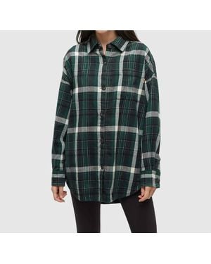 Tentree Fernwood Flannel Shirt - Green
