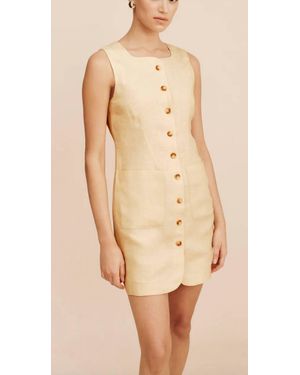 Posse Emma Button Down Dress - Natural