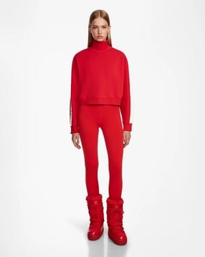 Rudsak Kellie Oversize Mock Neck Top - Red
