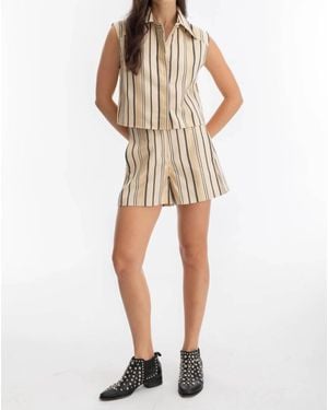 Lanhtropy Sydney Jacquard Shorts - Natural