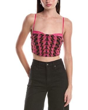 AFRM Nolan Mesh Tank Top - Red