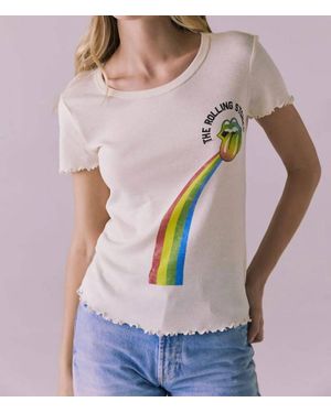 Chaser Brand Starry Rolling Stones Tee - Multicolor