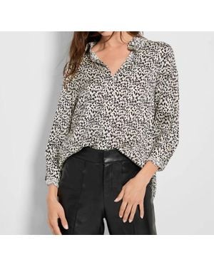 AS by DF Marias Long Sleeve Blouse - Gray
